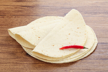 Mexican Tortilla circle bread for cooking