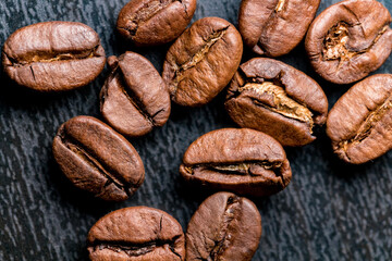 Сoffee beans closeup