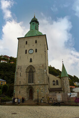 Fototapeta na wymiar Bergen Cathedral (Domkirken), Norway