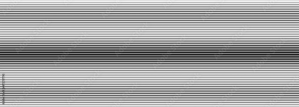 Poster Halftone. Comic wavy pattern. Abstract background of lines. Texture of black lines. Gradient background. Vector illustration.