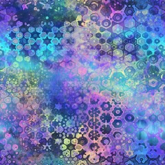 Seamless iridescent rainbow light pattern for print. High quality illustration. Swirly mix of pastel colors resembling holographic foil. Fantasy spectrum mermaid fantastical pattern for print.