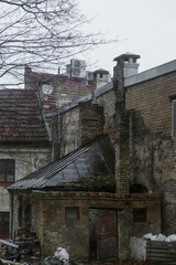 old house in the village