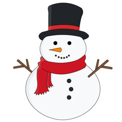 Snowman with Hat