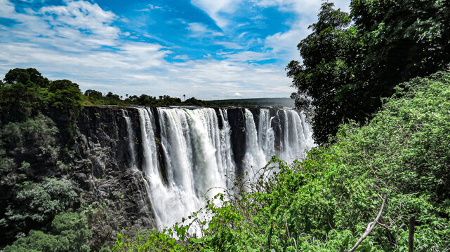 Majestic Victoria Falls in Southern Africa