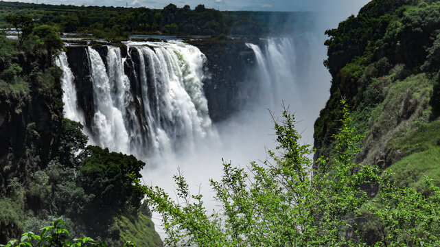 Majestic Victoria Falls in Southern Africa