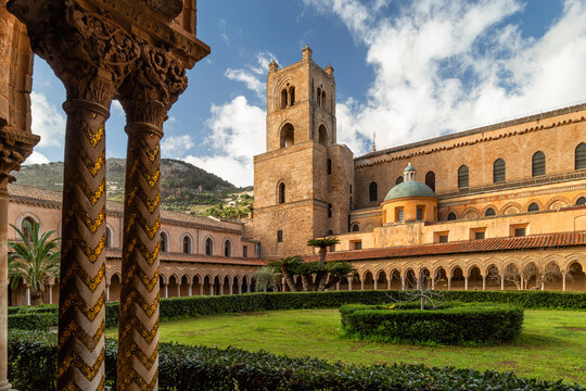 The Cathedral of Monreale (Cattedrale di Monreale), near Palermo, Sicily