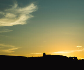 Fototapeta na wymiar Sunset skyline
