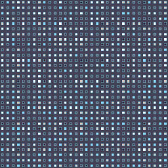 Little square monochrome Polka-Dot seamless vector pattern. Elegant geometric background with tiled small squares. Great for fashion, interior design, wallpaper and wrapping paper.