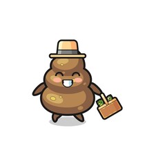 poop herbalist character searching a herbal