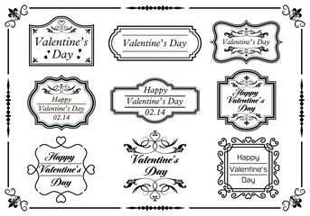 上品なデザインのフレーム　飾り枠