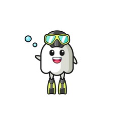 the ghost diver cartoon character