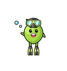 the coconut diver cartoon character
