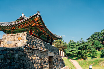 Fototapeta na wymiar Gongsanseong fortress Unesco world heritage in Gongju, Korea