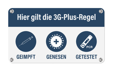 Hier gilt die 3G-Plus-Regel. Geimpft,  Genesen oder PCR-gestest.