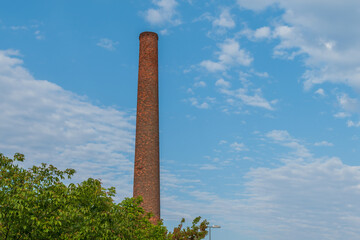 Old chimney of a factory
