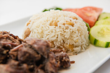 meat and chickpea rice 