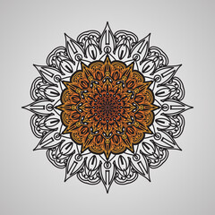 decorative concept abstract mandala illustration