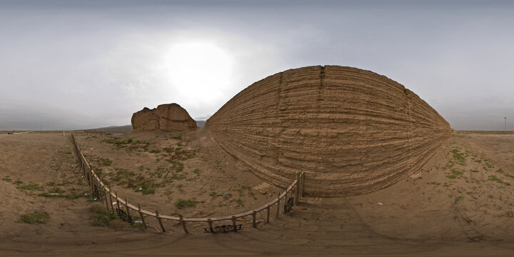 The Jiayuguan - Great Wall first pillar