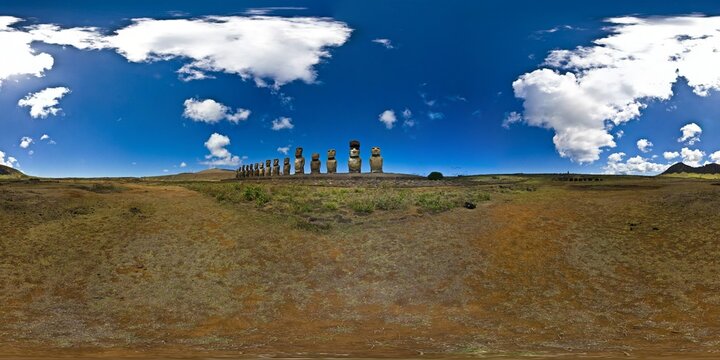 Another Day At Ahu Tongariki (Wiew from Front Right)