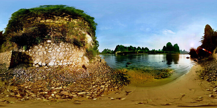 the sunset in &ldquo;Yellow Cloth Shoal&rdquo;