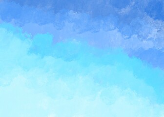 Watercolor abstract background with colorful blue. Wallpaper art in vibrant blue.