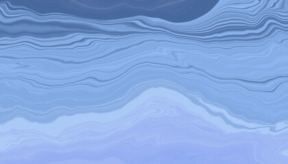 Wavy abstract blue background with liquify effect.Wallpaper art.