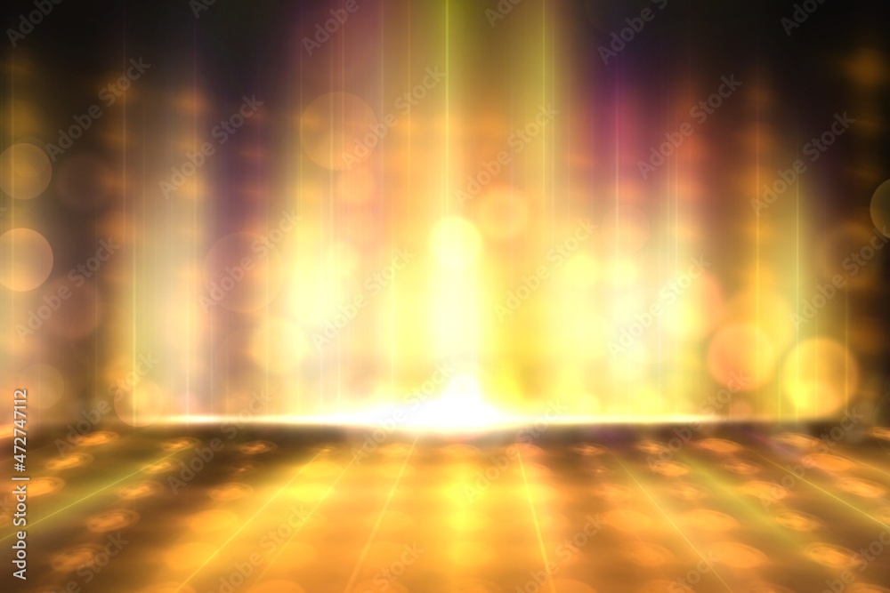 Canvas Prints abstract stylish light effect on a black background. glowing line. luminous dust and glares. flash l