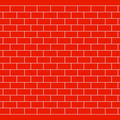 Obraz premium red brick wall background