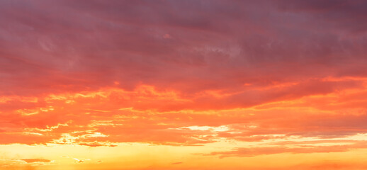 Background photos of an expressive sky with colored clouds