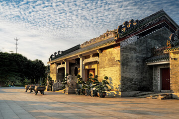 Foshan city, Guangdong, China. Shiwan Park, Ancient Nanfeng Kiln Cultural and Creative Zone, Tao...