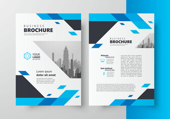 Flyer brochure design, business flyer size A4 template, creative leaflet, trend cover geometric