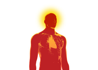 illustration anatomy of  human body design vector colourful #10