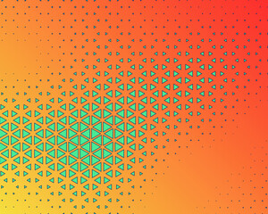 abstract background with polygona's, Vector illustration