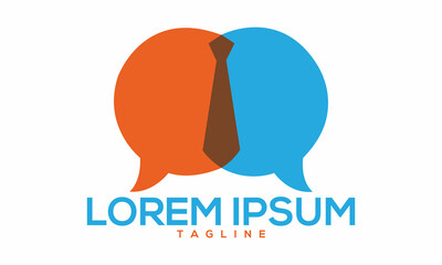 Unique message logo Modern and minimalist vector and abstract logo