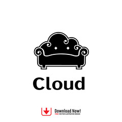 cloud, swan icon