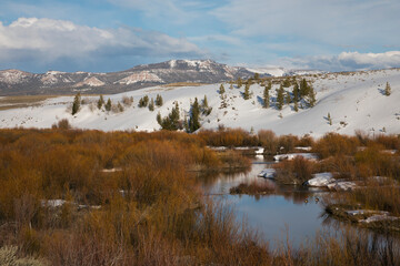 Spring thaw, northwestern Colorado