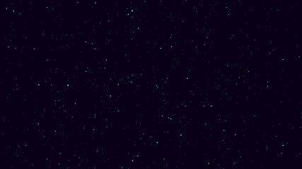 Fototapeta na wymiar Stars on a black background. Glittering stars at night. Stars shining in sky. Background with purple glow stars. 3d rendering