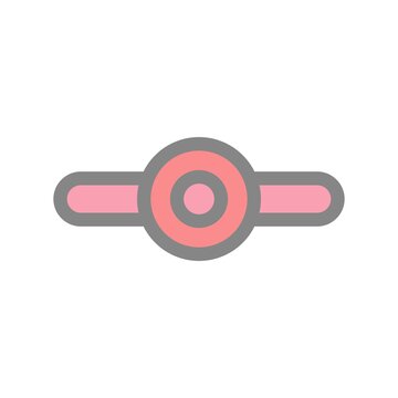 Commit Git Filled Light Vector Icon Design