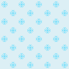 Snowflakes Seamless Pattern - Amazing vector pattern of a snowflake suitable for background, fabric pattern, design asset, halloween, christmas wrapping paper, wallpaper and illustration in general