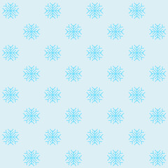 Snowflakes Seamless Pattern - Amazing vector pattern of a snowflake suitable for background, fabric pattern, design asset, halloween, christmas wrapping paper, wallpaper and illustration in general