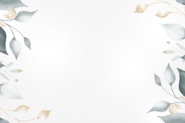 Creative watercolor floral background