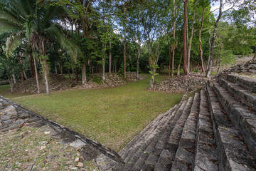 Belize, Toledo. Lubaantun Archeological Site.