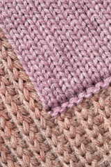 Fototapeta premium Pink knit background