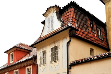 House with red tiled roof