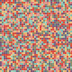 Abstract Geometric Pattern generative computational art illustration