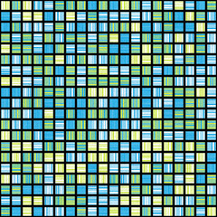 Abstract Geometric Pattern generative computational art illustration