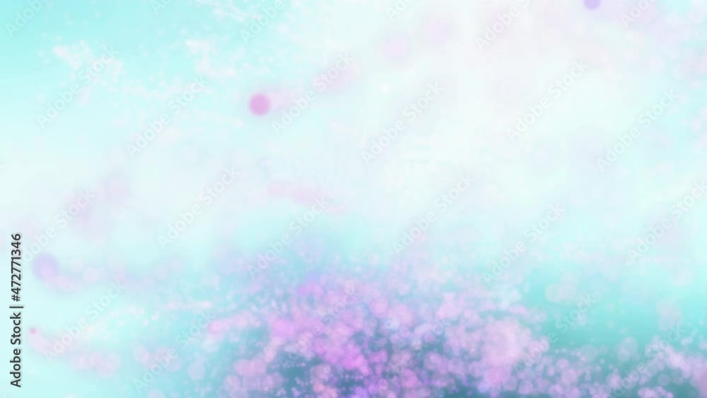 Wall mural abstract meteor shower in the galactic foggy space. flight of meteorite particles. close-up. a good 