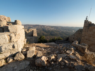 Castillo de Ajlun, en Jordania, Oriente Medio, Asia