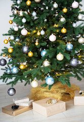 Christmas tree with decorations
