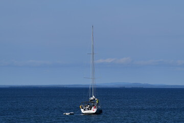 boat on the sea